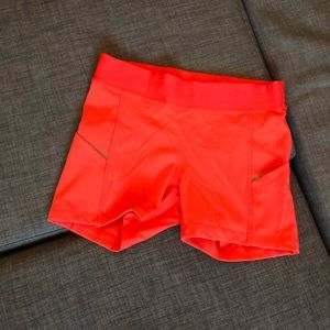 Red Lululemon Workout Shorts